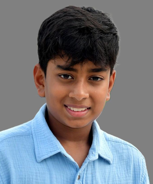 picture of speller number 38, Nikhil Ganta